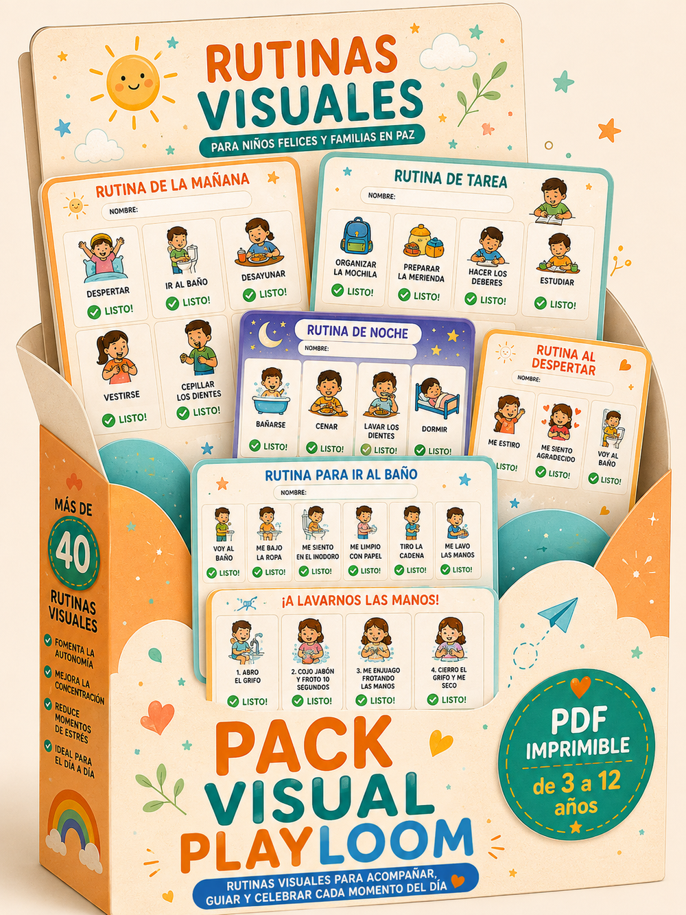 Método Visual: rutinas y recursos + 🎁4 BONOS Regalo